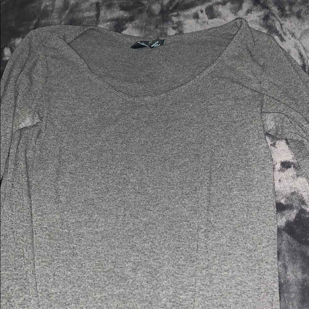 Gray long sleeve